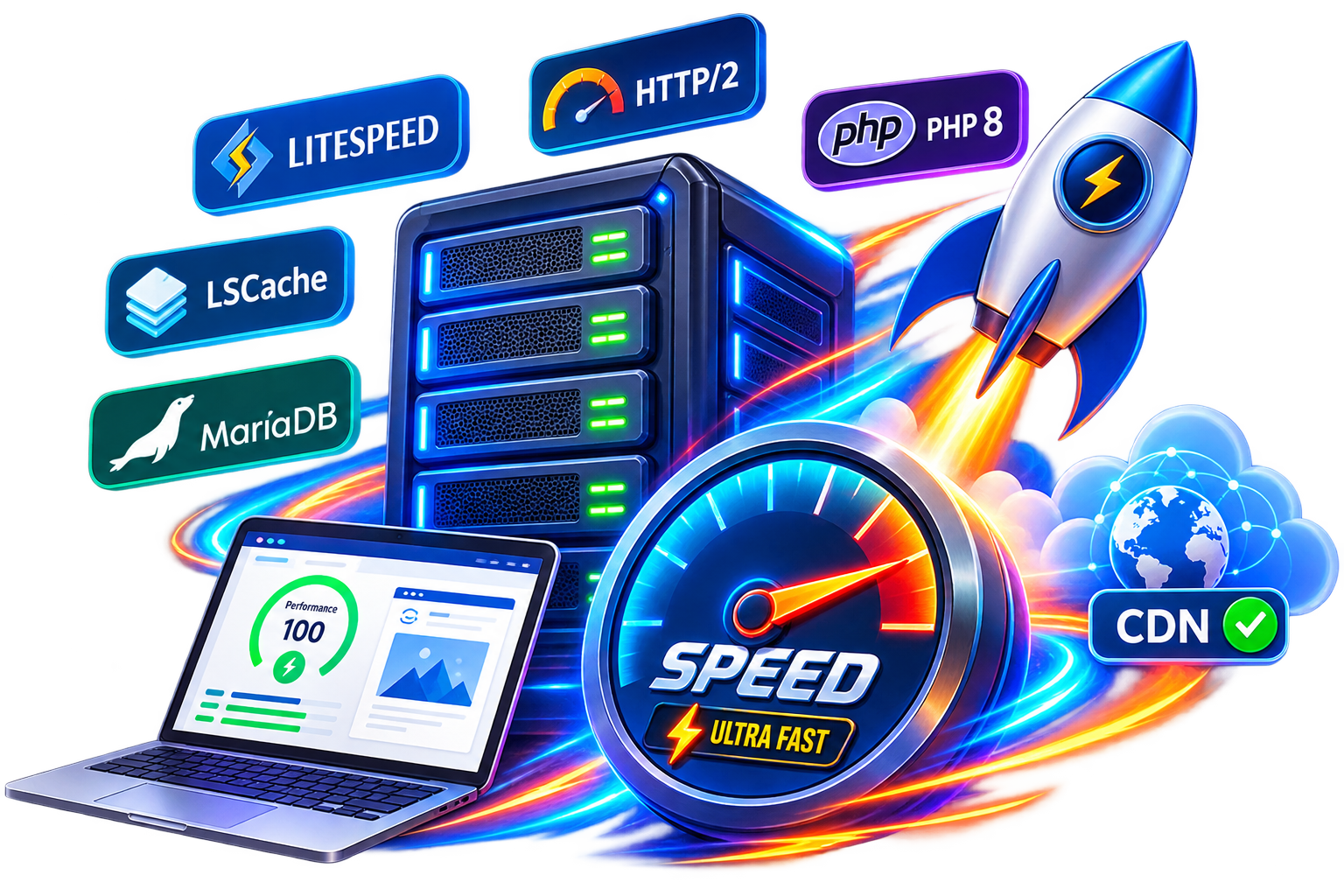 Blazing-Fast Server Performance